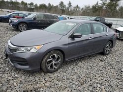 Honda salvage cars for sale: 2016 Honda Accord LX