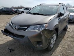 Salvage cars for sale at Hillsborough, NJ auction: 2013 Toyota Rav4 LE