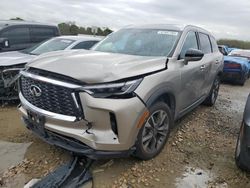 Salvage cars for sale at Grand Prairie, TX auction: 2023 Infiniti QX60 Luxe