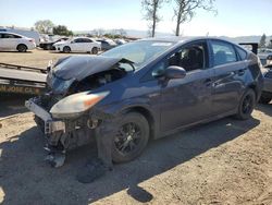 Salvage cars for sale from Copart San Martin, CA: 2013 Toyota Prius