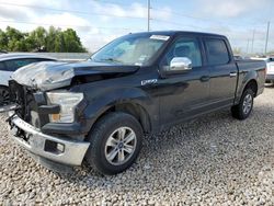 Salvage cars for sale at Temple, TX auction: 2016 Ford F150 Supercrew