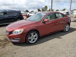 Salvage cars for sale at San Diego, CA auction: 2015 Volvo S60 Premier