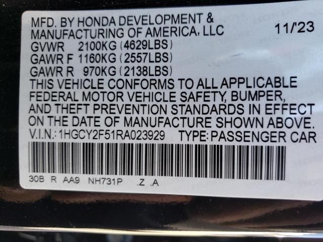 2024 Honda Accord Hybrid Sport