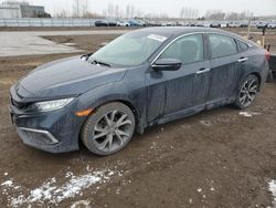 Salvage cars for sale from Copart Bowmanville, ON: 2019 Honda Civic Touring