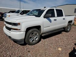 Salvage cars for sale from Copart Phoenix, AZ: 2018 Chevrolet Silverado C1500 Custom