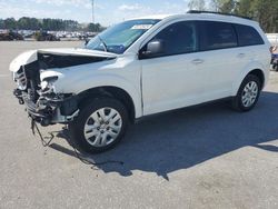 Dodge Journey salvage cars for sale: 2018 Dodge Journey SE