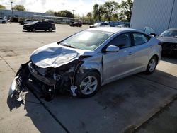 Salvage cars for sale at Sacramento, CA auction: 2014 Hyundai Elantra SE