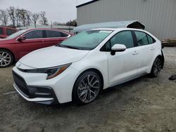 Salvage cars for sale at Spartanburg, SC auction: 2022 Toyota Corolla SE
