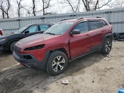 Jeep Cherokee salvage cars for sale: 2017 Jeep Cherokee Trailhawk