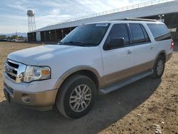 Ford Expedition salvage cars for sale: 2013 Ford Expedition EL XLT