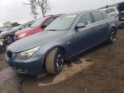 Salvage cars for sale at San Martin, CA auction: 2008 BMW 550 I