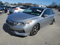 Salvage cars for sale from Copart Glassboro, NJ: 2016 Honda Accord LX