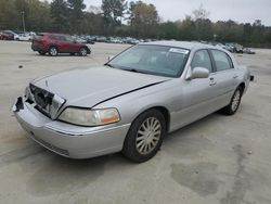 Salvage cars for sale from Copart Gaston, SC: 2003 Lincoln Town Car Executive