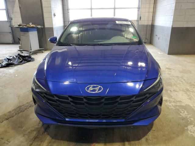 2022 Hyundai Elantra Blue