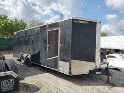 Salvage trucks for sale at West Palm Beach, FL auction: 2022 Sprc 2022 Spartan Cargo 24' Enclosed