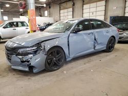 Salvage cars for sale from Copart Blaine, MN: 2021 Honda Accord Sport SE