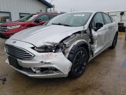 Salvage cars for sale at Pekin, IL auction: 2017 Ford Fusion SE
