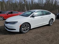 Salvage cars for sale at Bowmanville, ON auction: 2015 Chrysler 200 S
