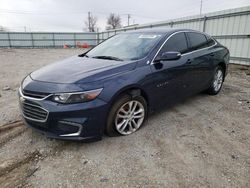 Chevrolet salvage cars for sale: 2016 Chevrolet Malibu LT