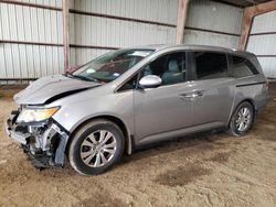 Salvage cars for sale at Houston, TX auction: 2016 Honda Odyssey EXL