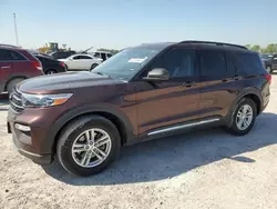 Salvage cars for sale at Houston, TX auction: 2020 Ford Explorer XLT
