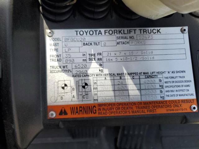 2014 Toyota Forklift