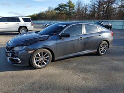 Salvage cars for sale at Brookhaven, NY auction: 2019 Honda Civic EX