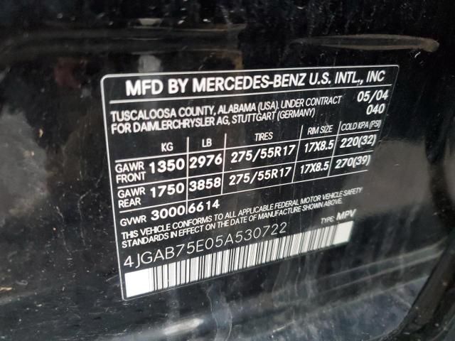 2005 Mercedes-Benz ML 500