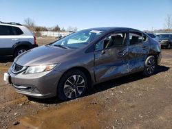 Salvage cars for sale from Copart Columbia Station, OH: 2013 Honda Civic EX