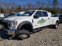 Salvage trucks for sale at West Warren, MA auction: 2022 Ford F450 Super Duty