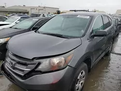 Salvage cars for sale at Martinez, CA auction: 2012 Honda CR-V LX
