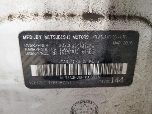 2017 Mitsubishi Mirage ES