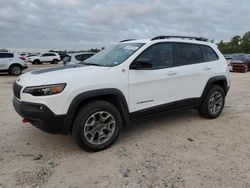 Salvage cars for sale at Houston, TX auction: 2022 Jeep Cherokee Trailhawk