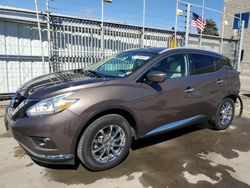 Salvage cars for sale from Copart Littleton, CO: 2016 Nissan Murano S