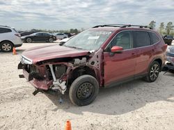 Salvage cars for sale from Copart Houston, TX: 2021 Subaru Forester Limited