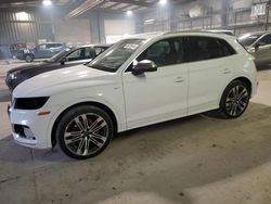 Salvage cars for sale at Eldridge, IA auction: 2018 Audi SQ5 Premium Plus