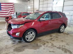 Salvage cars for sale at Columbia, MO auction: 2018 Chevrolet Equinox Premier