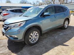 Salvage cars for sale at Wichita, KS auction: 2015 Honda CR-V EXL