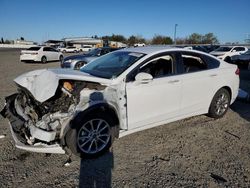Salvage cars for sale from Copart Sacramento, CA: 2017 Ford Fusion SE