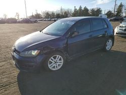 Salvage cars for sale at Denver, CO auction: 2015 Volkswagen Golf TDI