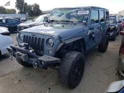 Salvage cars for sale from Copart Martinez, CA: 2015 Jeep Wrangler Unlimited Sport