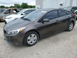 KIA Forte LX salvage cars for sale: 2017 KIA Forte LX