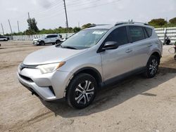 Salvage cars for sale at Miami, FL auction: 2017 Toyota Rav4 LE