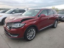 Lincoln MKX salvage cars for sale: 2018 Lincoln MKX Reserve