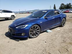 Salvage cars for sale at Vallejo, CA auction: 2020 Tesla Model S