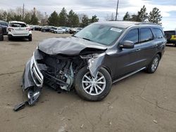 Salvage cars for sale from Copart Denver, CO: 2016 Dodge Durango SXT