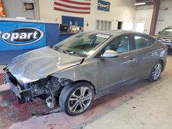 Salvage cars for sale from Copart Angola, NY: 2017 Hyundai Elantra SE