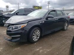 Salvage cars for sale from Copart Chicago Heights, IL: 2016 KIA Optima EX