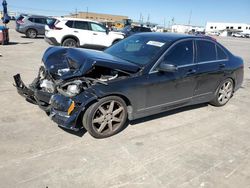 Salvage cars for sale from Copart Grand Prairie, TX: 2014 Mercedes-Benz C 250
