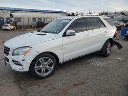 Salvage cars for sale from Copart Pennsburg, PA: 2015 Mercedes-Benz ML 350 4matic